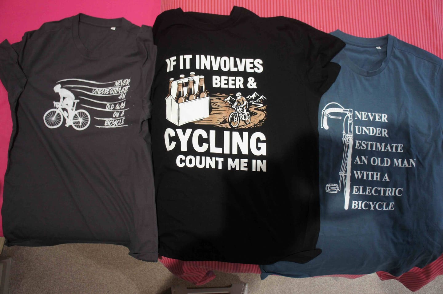 Customer photo review of BEER & CYCLING 035 T-Shirt
