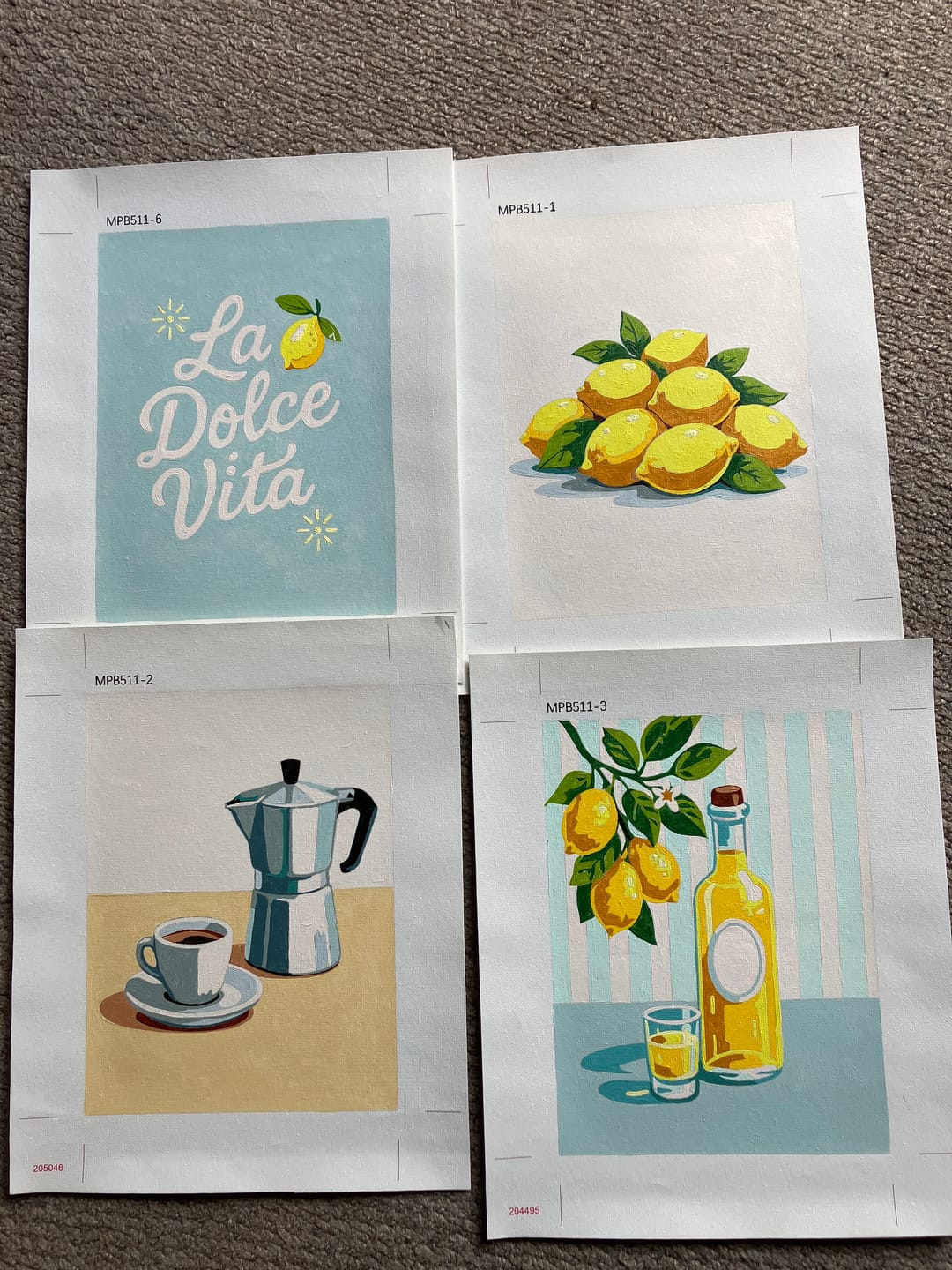 Customer photo review of 6 Mini Paintings - Dolce Vita Set