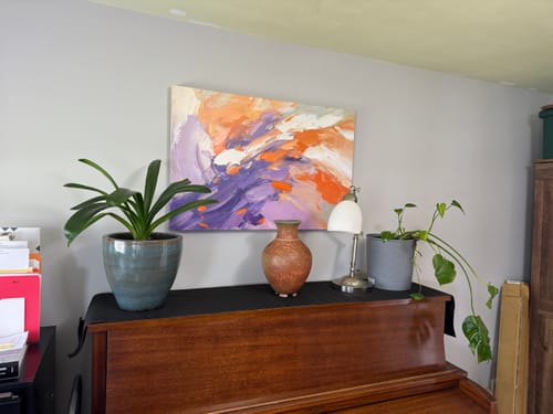 Customer review photo for COLORFUL PAINTING #CA134