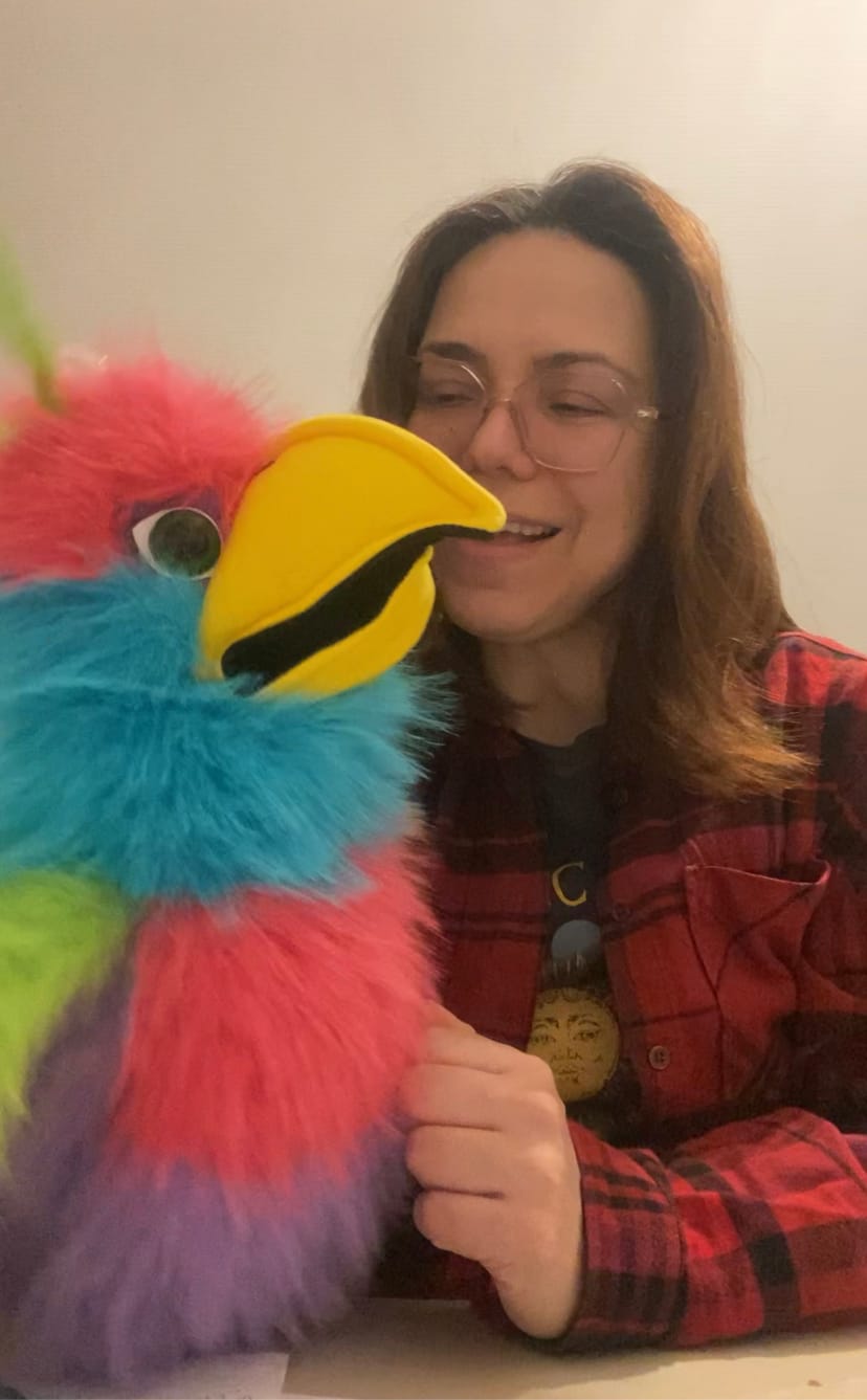 Customer photo review of Oiseau de paradis Marionnette