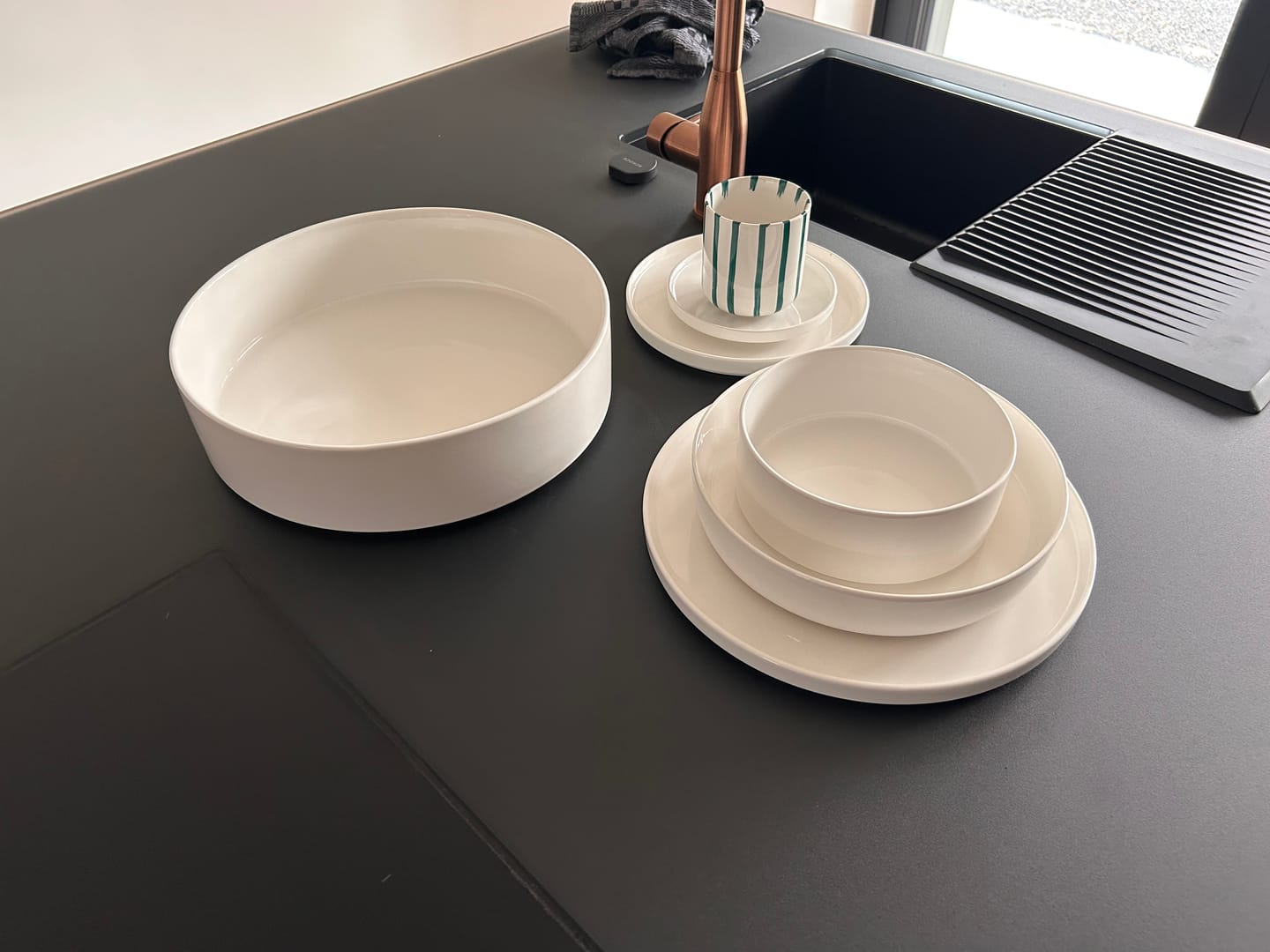 Customer photo review of Vela Alba - großer Teller (4er Set)
