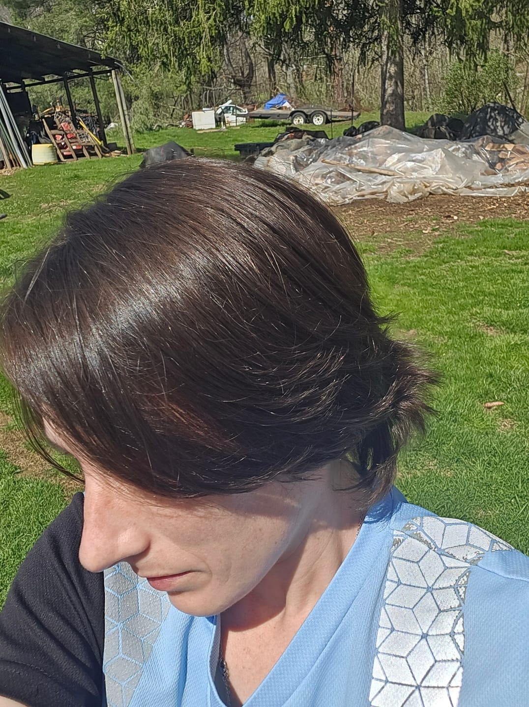 Customer photo review of Weightless Oil for Fine & Medium Hair