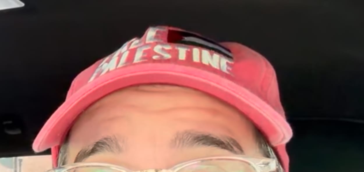 Customer photo review of Free Palestine Hat Baseball Cap
