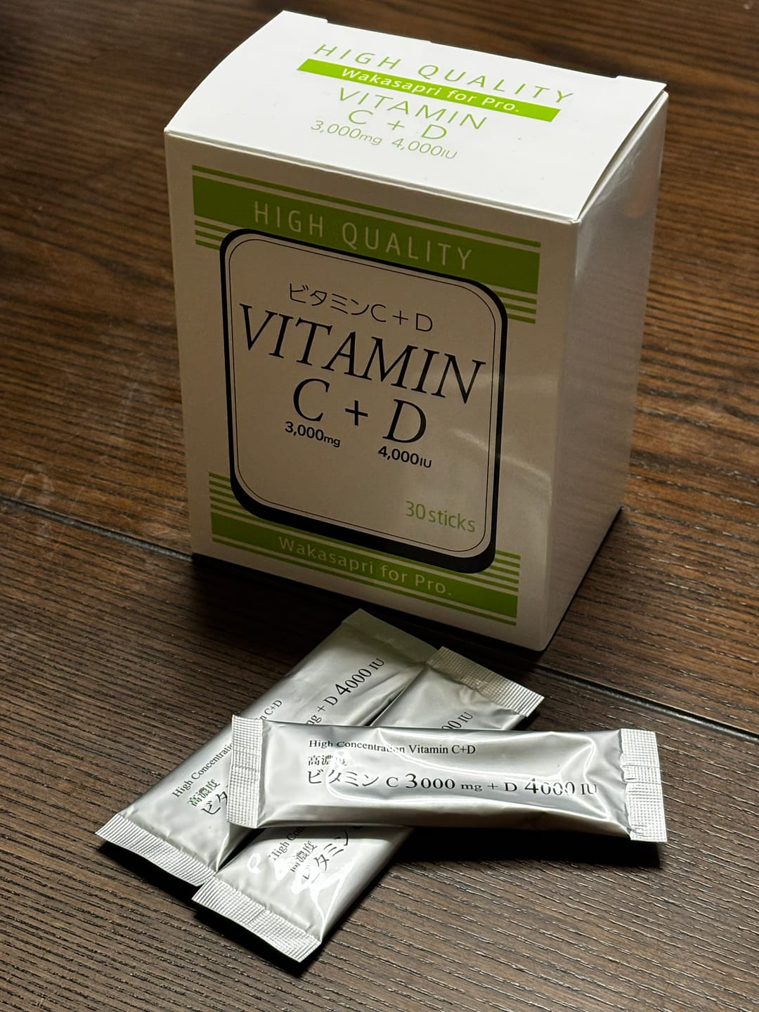 Customer photo review of ビタミンC+D -Wakasapri for Pro.