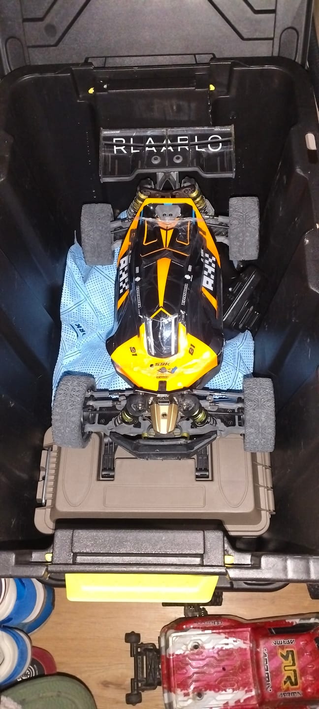 Customer photo review of PVC Car Body Orange For SBK10 RC Buggy