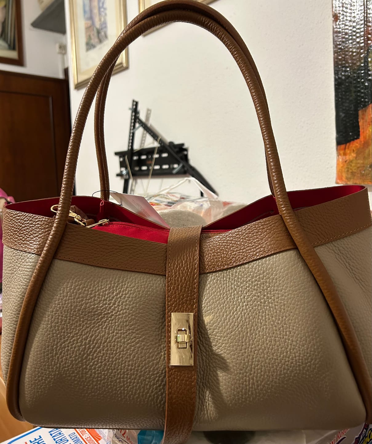Customer photo review of 68 - PREZZO UNICO BORSE VERA PELLE LIVE