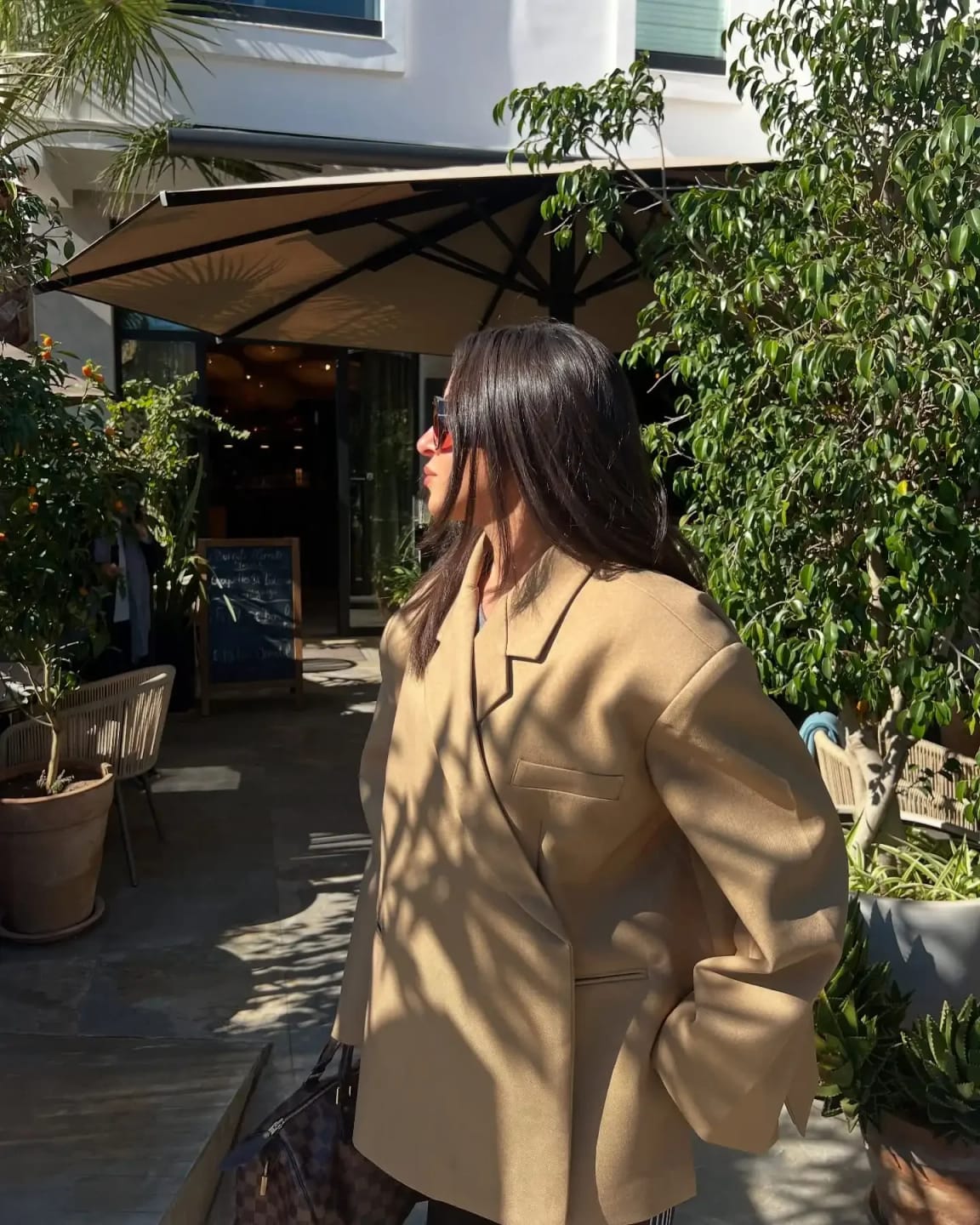 Customer photo review of Brittany One-Button Lapel Blazer