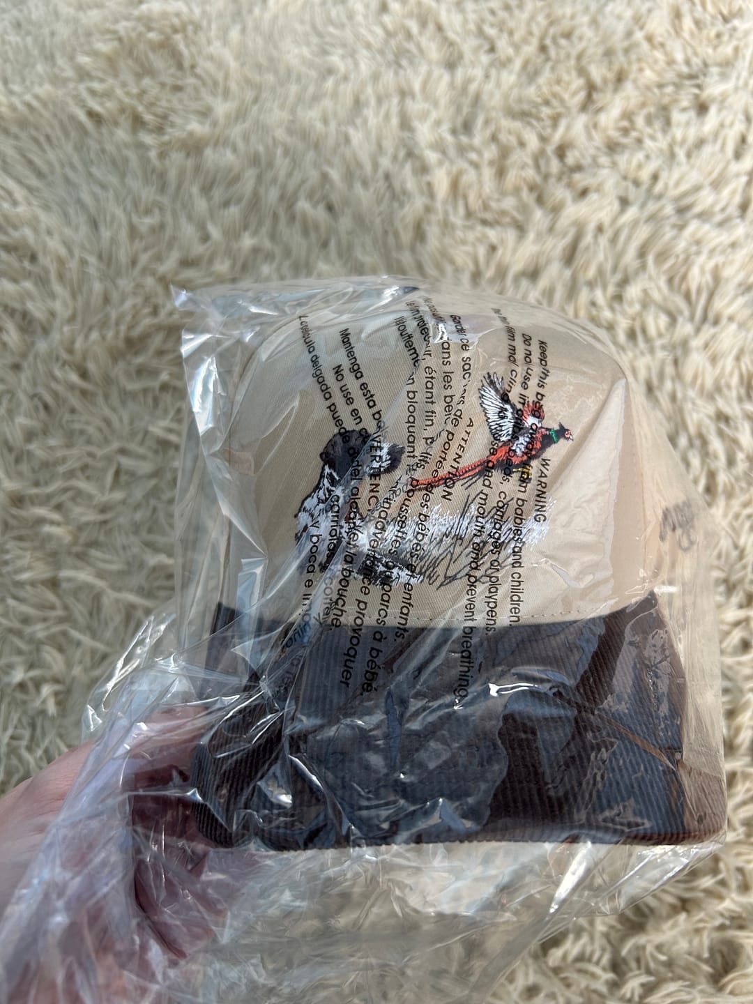 Customer photo review of Upland Corduroy Brim Hat