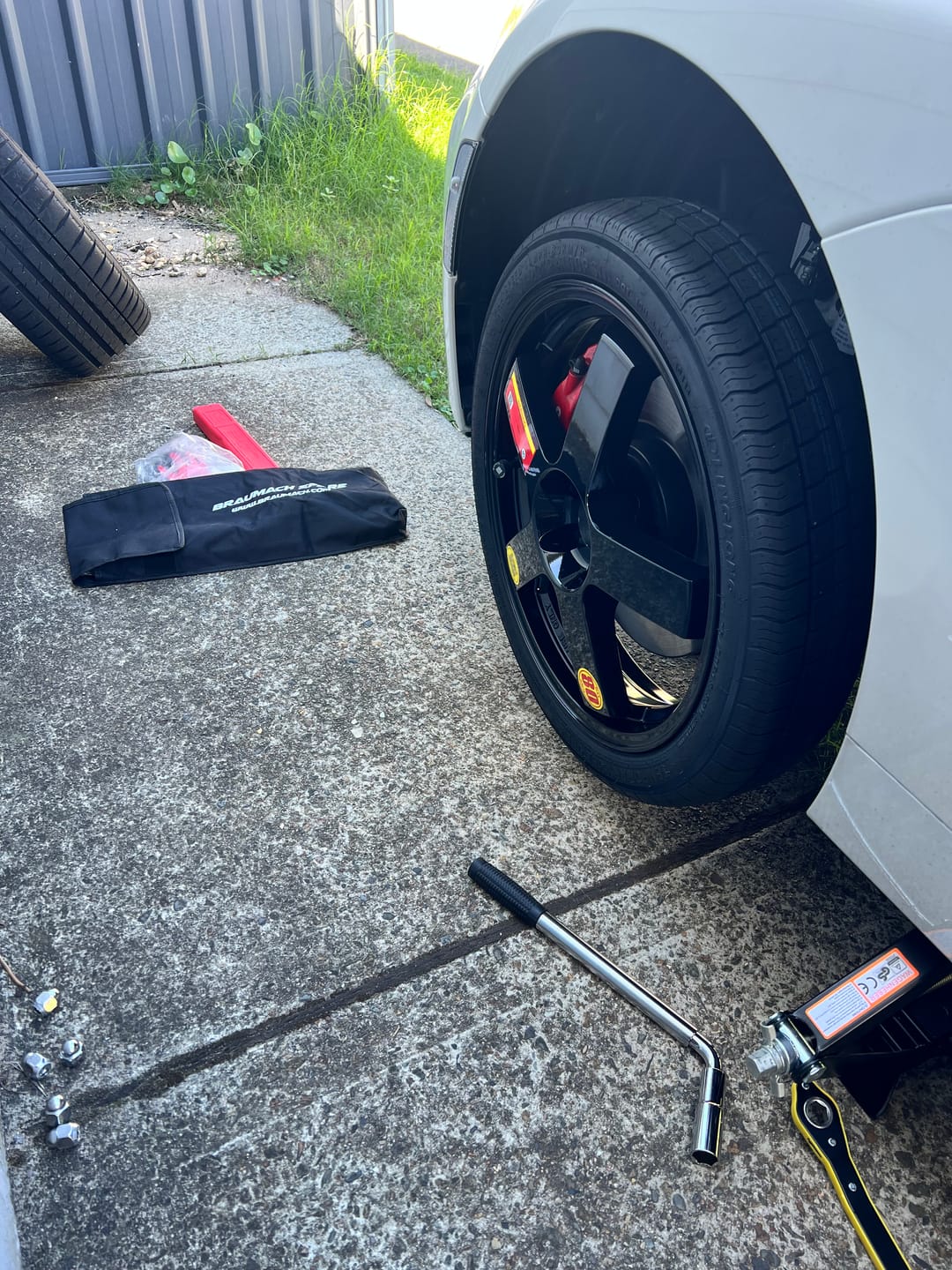 Customer photo review of Toyota 86 incl GT GR Space Saver Spare Wheel - HUB CENTRIC - Braumach Spare Wheel Kit All Models - 2012-2026