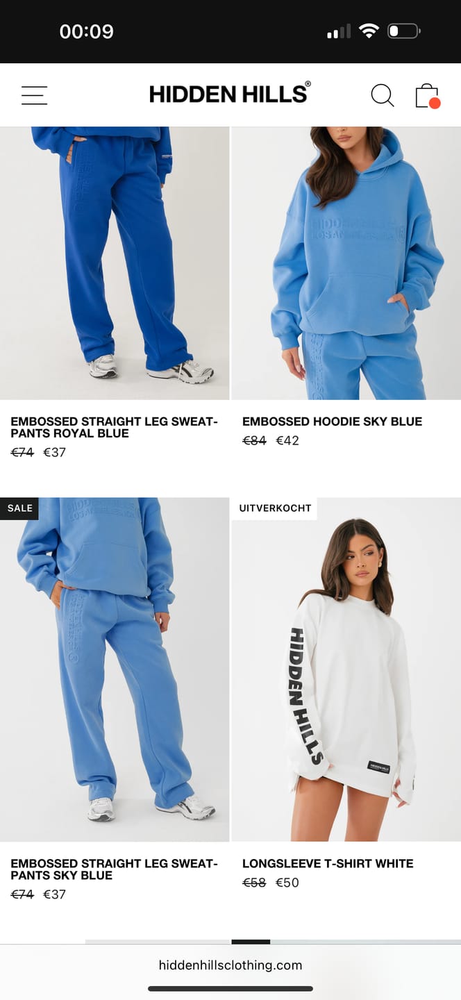 Kundenbewertung mit Foto von BASICS STRAIGHT LEG SWEATPANTS BLACK