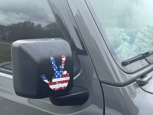 Customer photo review of Jeep Wave Sticker