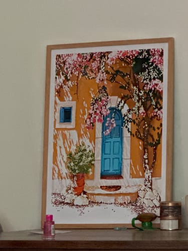 Customer photo review of Oh the Places You Will Go Boho Wall Art