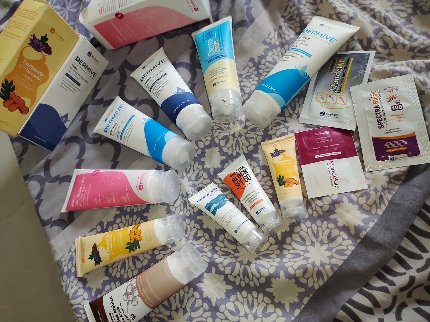 Customer photo review of Turmeric Glow Face Mask