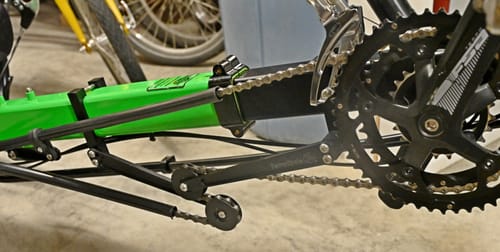 Customer photo review of T-Cycle Chain Tensioner for Rectangular Tubing
