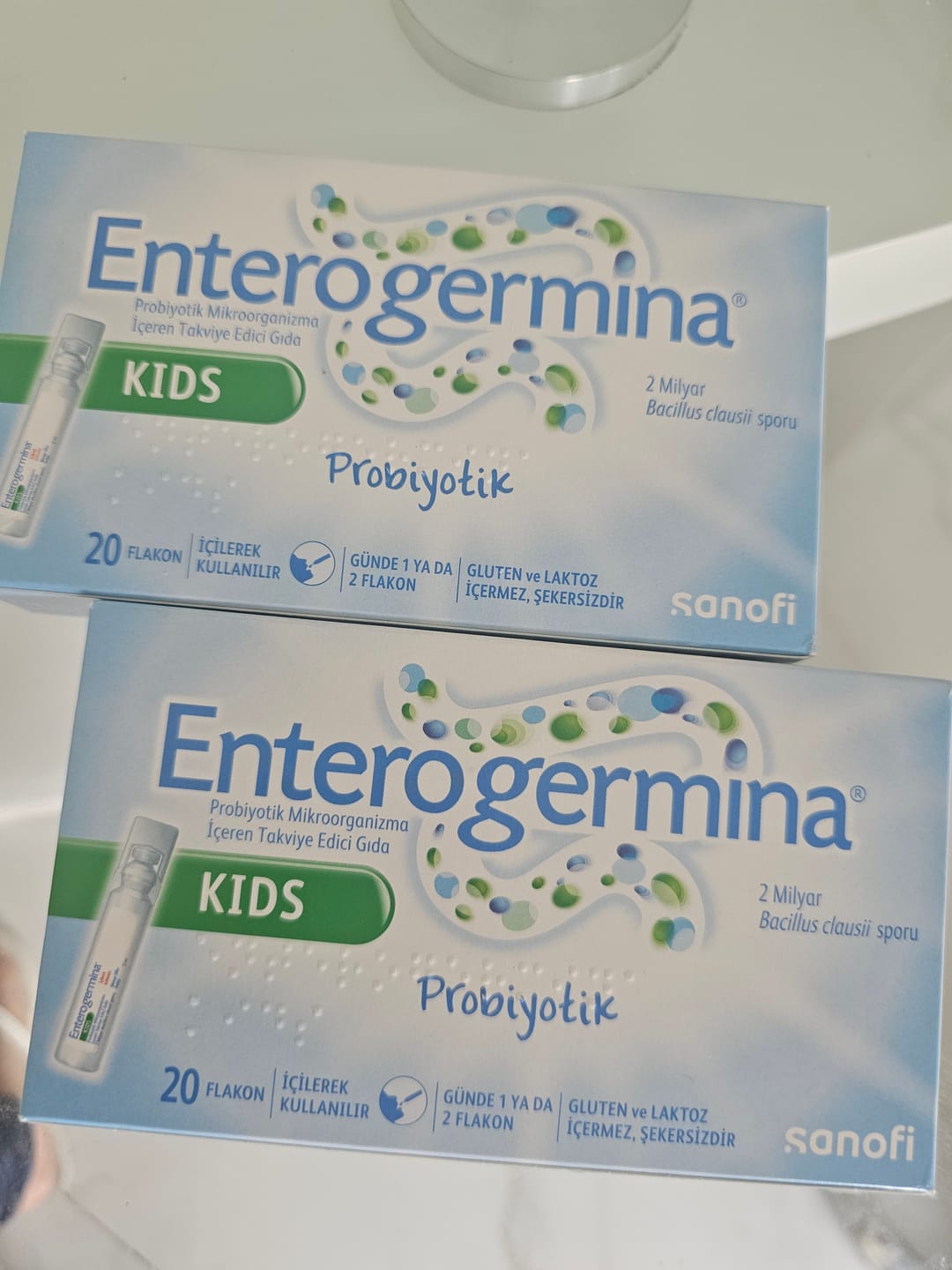 Customer photo review of Enterogermina Pediatric 20 Vials