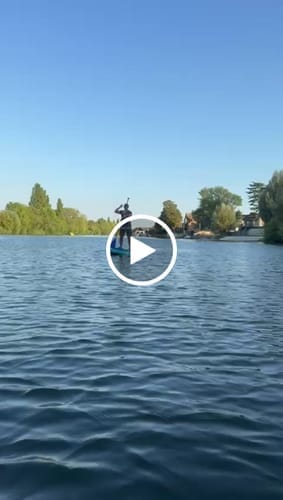 Customer photo review of Aquaplanet PACE 10’6″ Inflatable Paddle Board Package - Coral