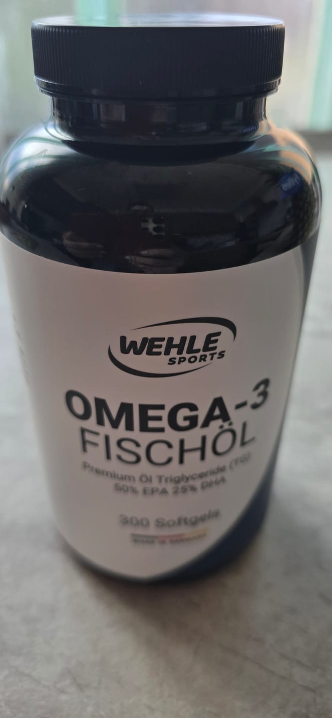 Customer photo review of Wehle Sports Omega 3 Fischöl Tryglyceride Fish Oil Softgel 500mg EPA 250mg