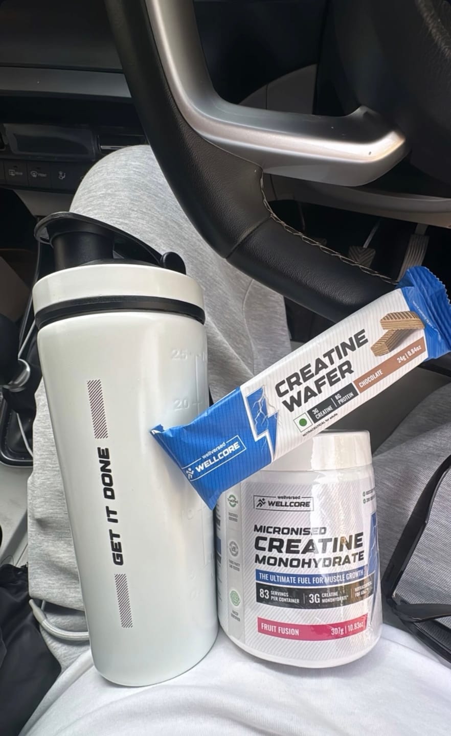 Customer photo review of Wellcore - Pure Micronised Creatine Monohydrate | Watermelon Wave (122g, 33 servings)