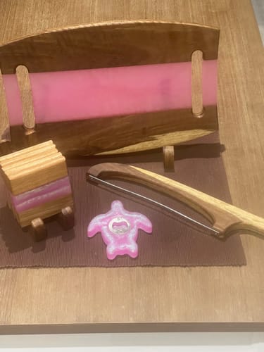 Customer photo review of 15.75x10x1" Warped Rectangle Dual Handle Silicone Mold