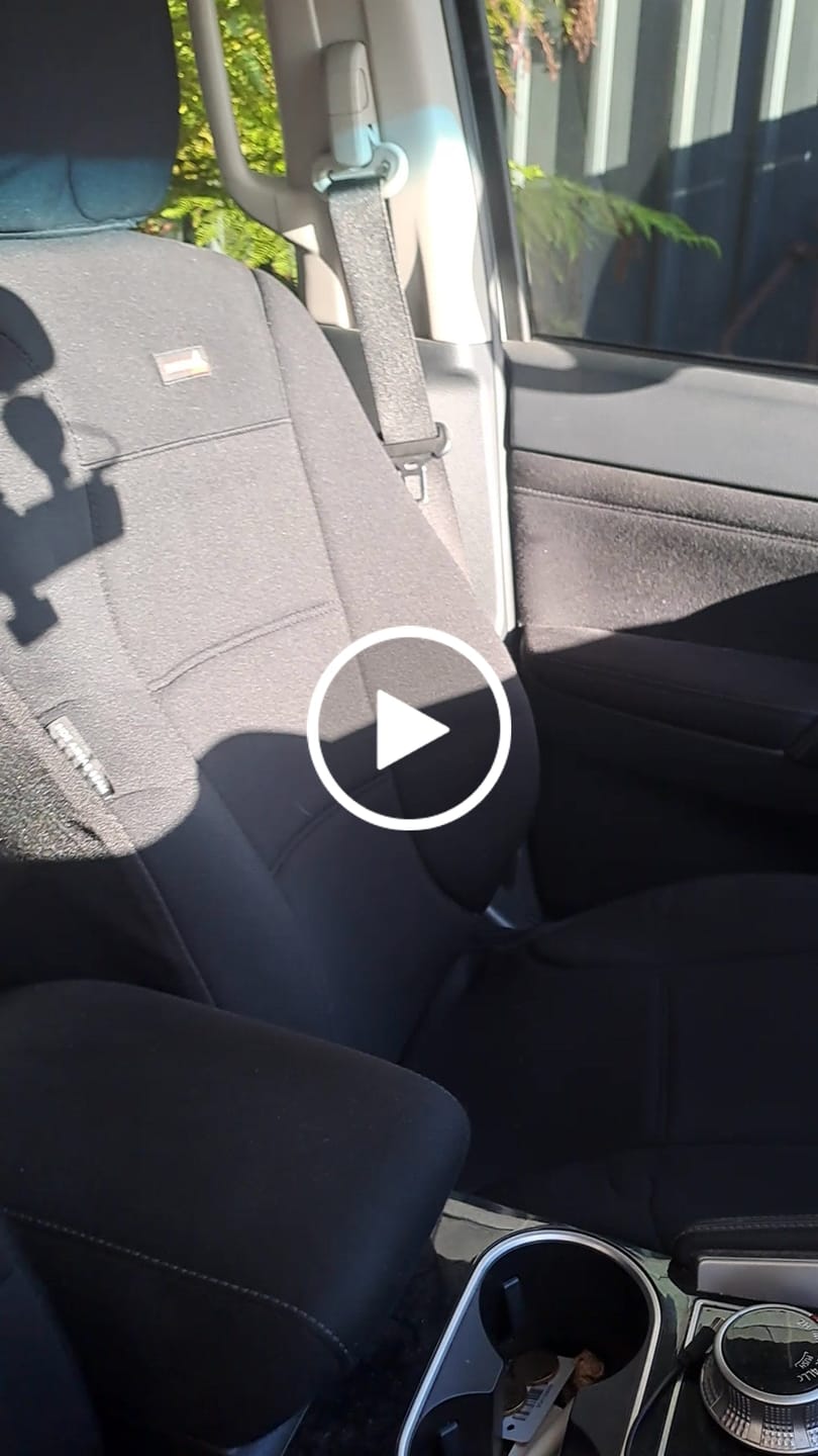 Customer video review of Sharkskin Seat Covers for Mitsubishi Pajero Sport 5 Seater (Oct/2015-On)