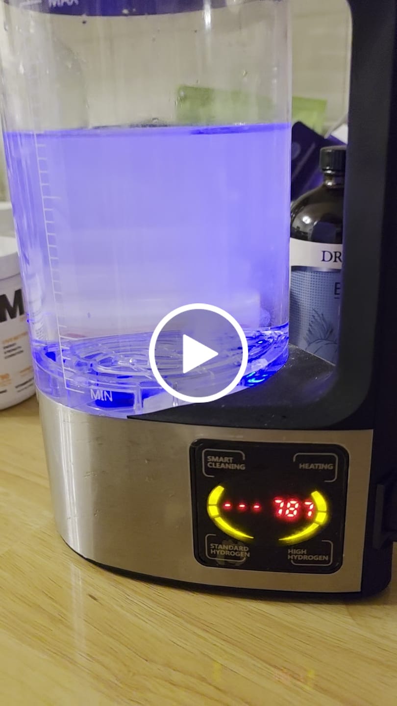 Customer video review of HydroPitcher – 68Oz Hydrogen Water Pitcher