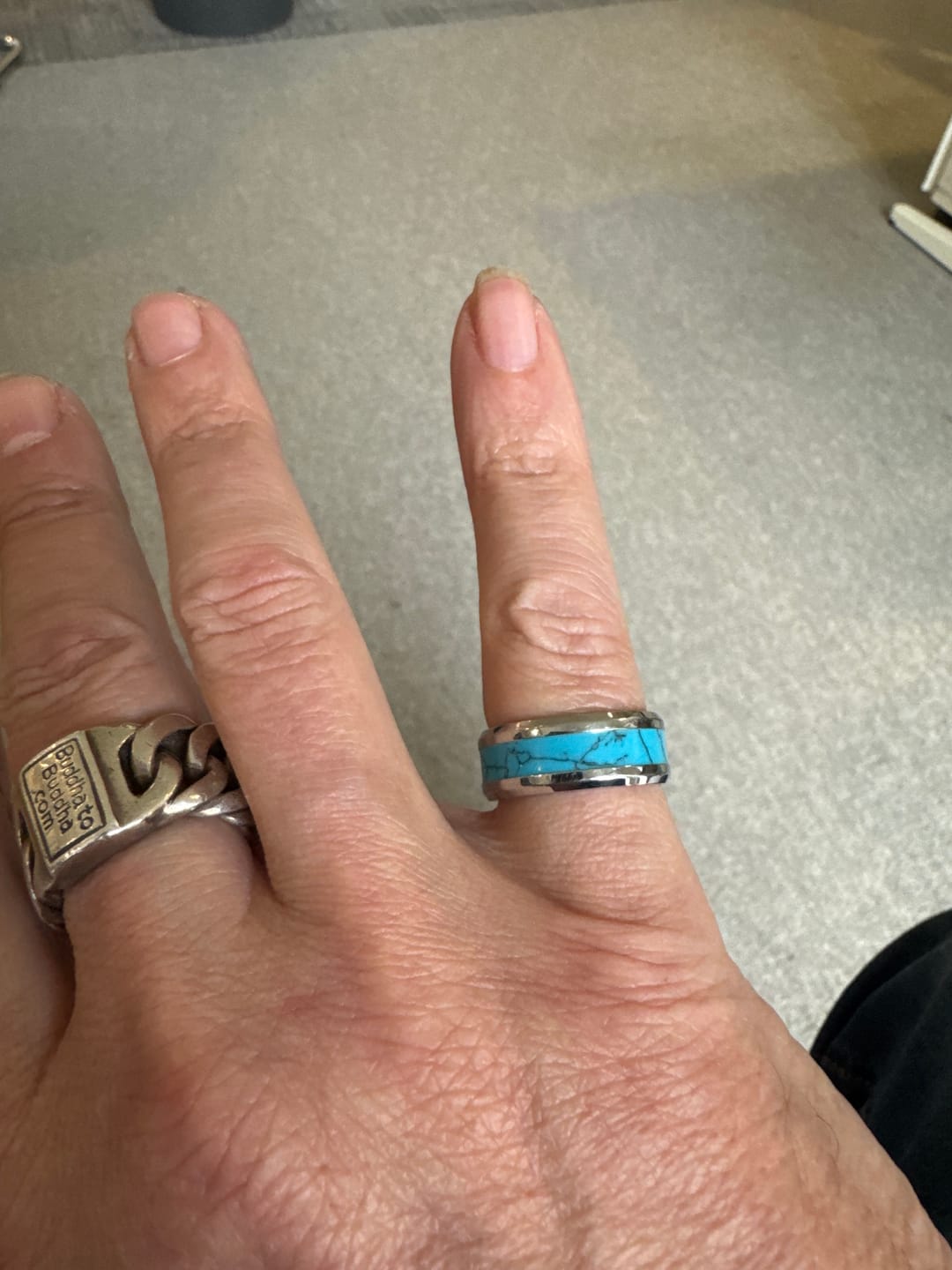 Customer photo review of TURQUOISE BAND.