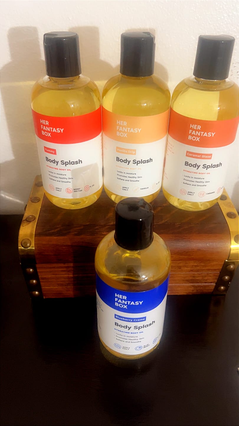 Customer photo review of Sweet Skin Body Oil Bundle