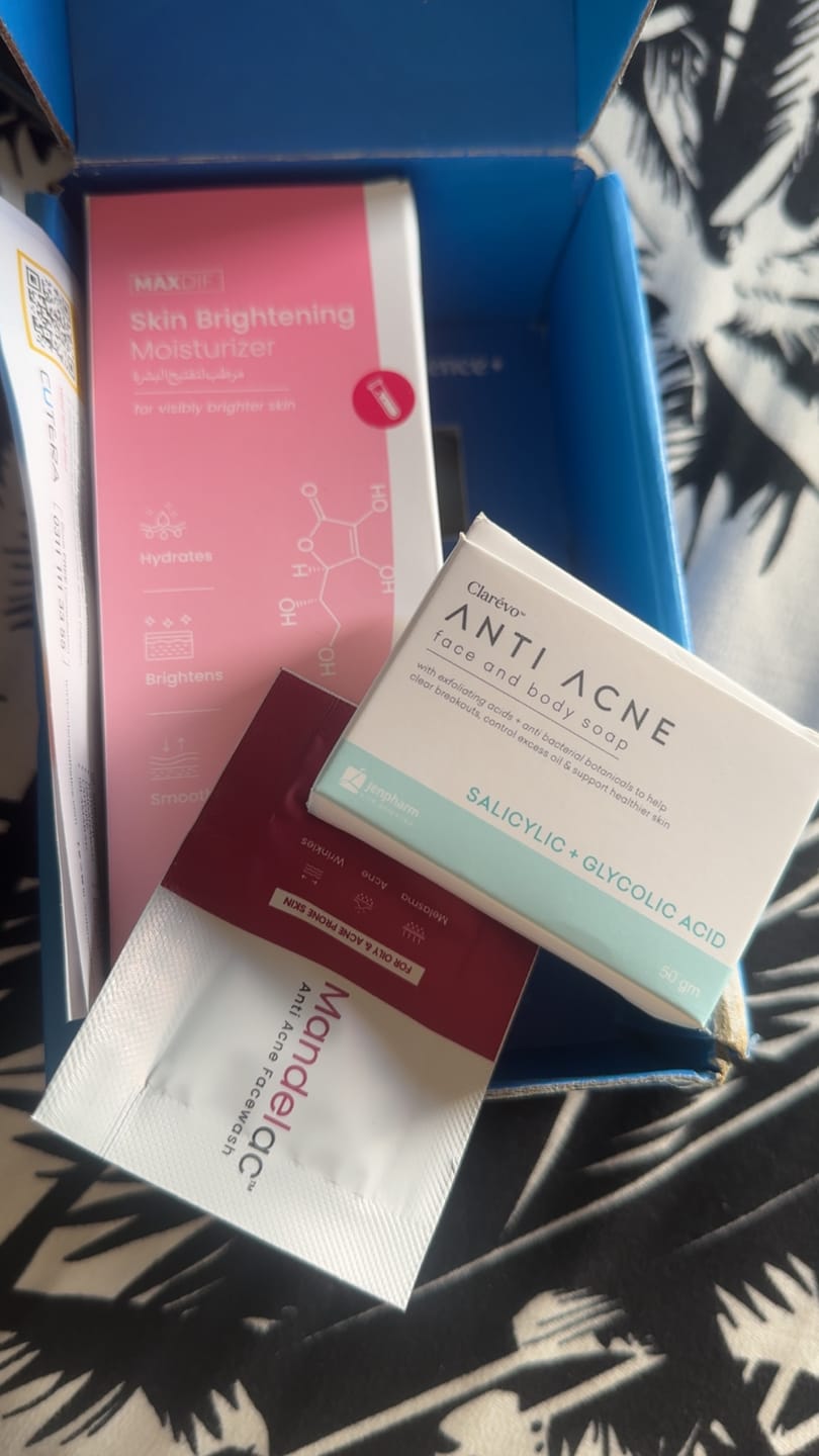 Customer photo review of Maxdif Brightening Moisturizer