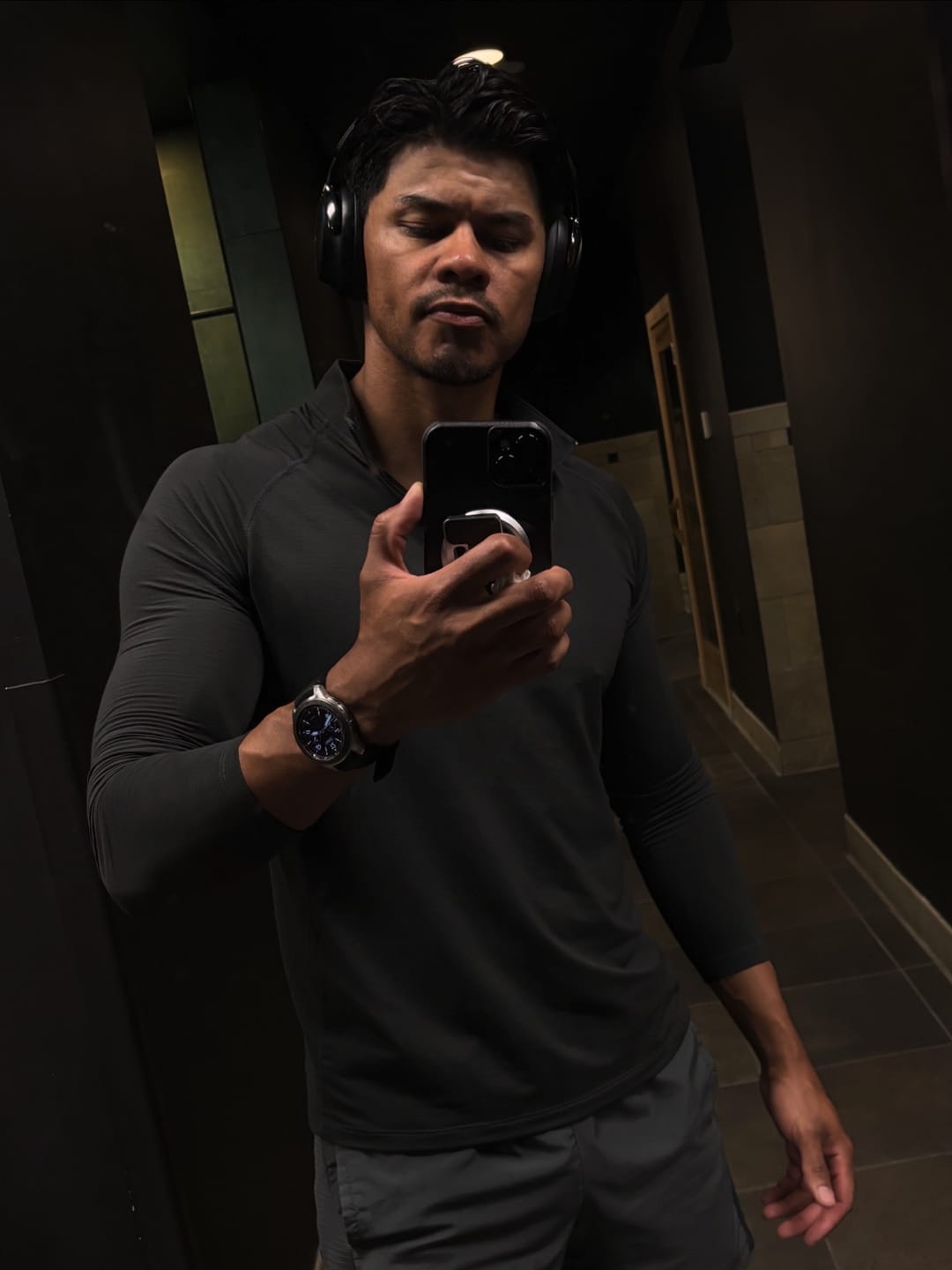 Customer photo review of Fitted Performance Quarter Zip