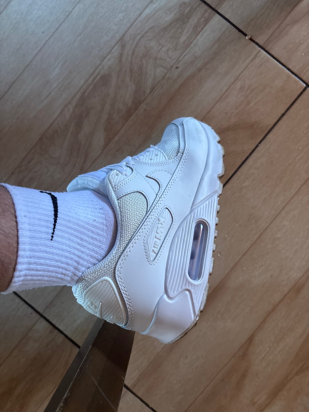 Customer photo review of Air Max 90 LTR 'Triple White'