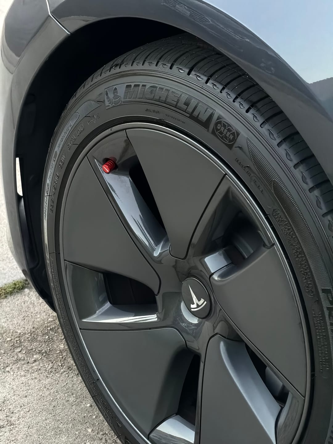 Customer photo review of 80Eighty® Red Valve Stem Caps