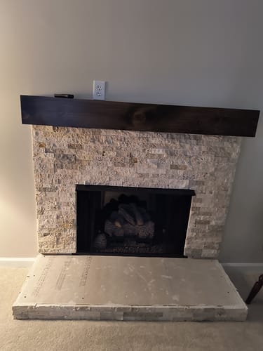 Customer photo review of Contemporary Mantels
