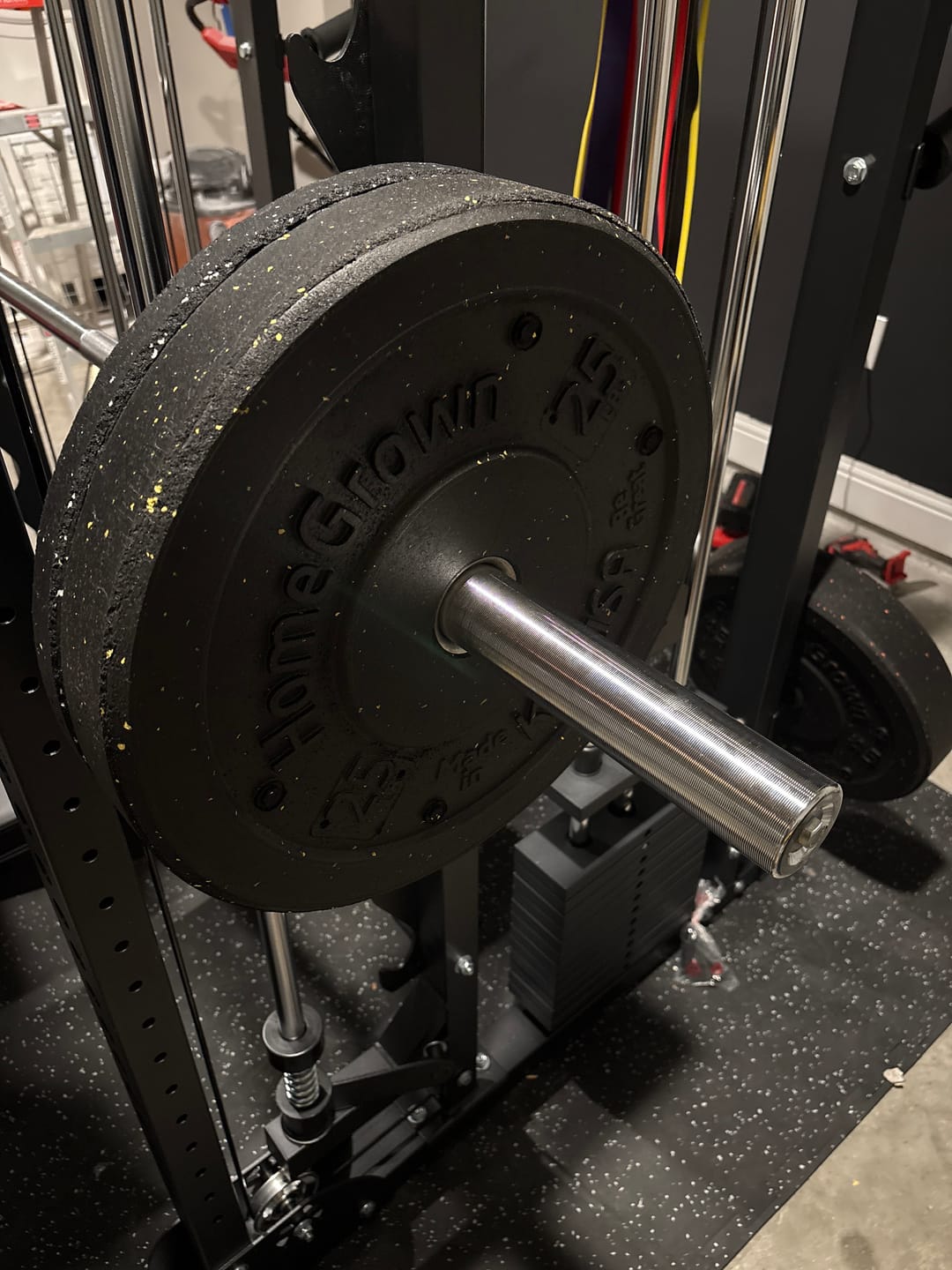 Customer photo review of URA-MAX COLORED Bumper Plate Sets