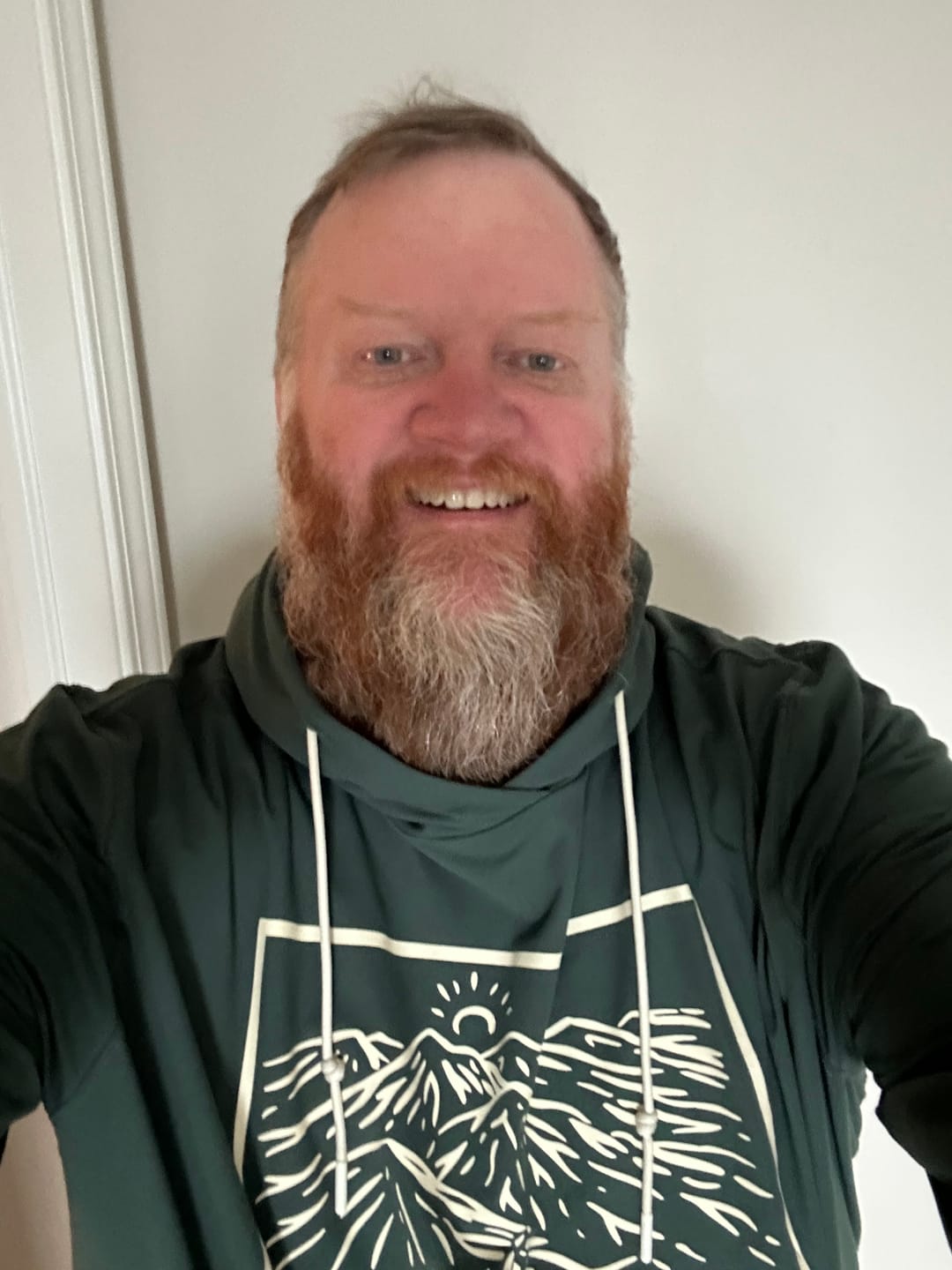 Customer photo review of RSVLTS MTNS (Alpine Green) – Performance Hoodie