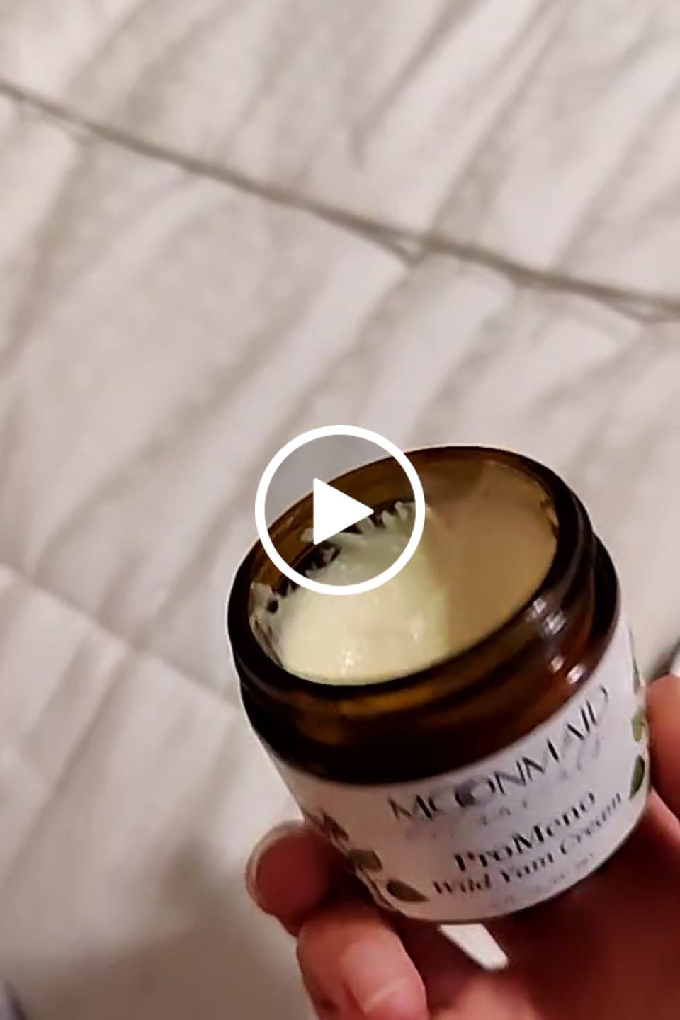 Customer video review of ProMeno Women's Wild Yam Cream
