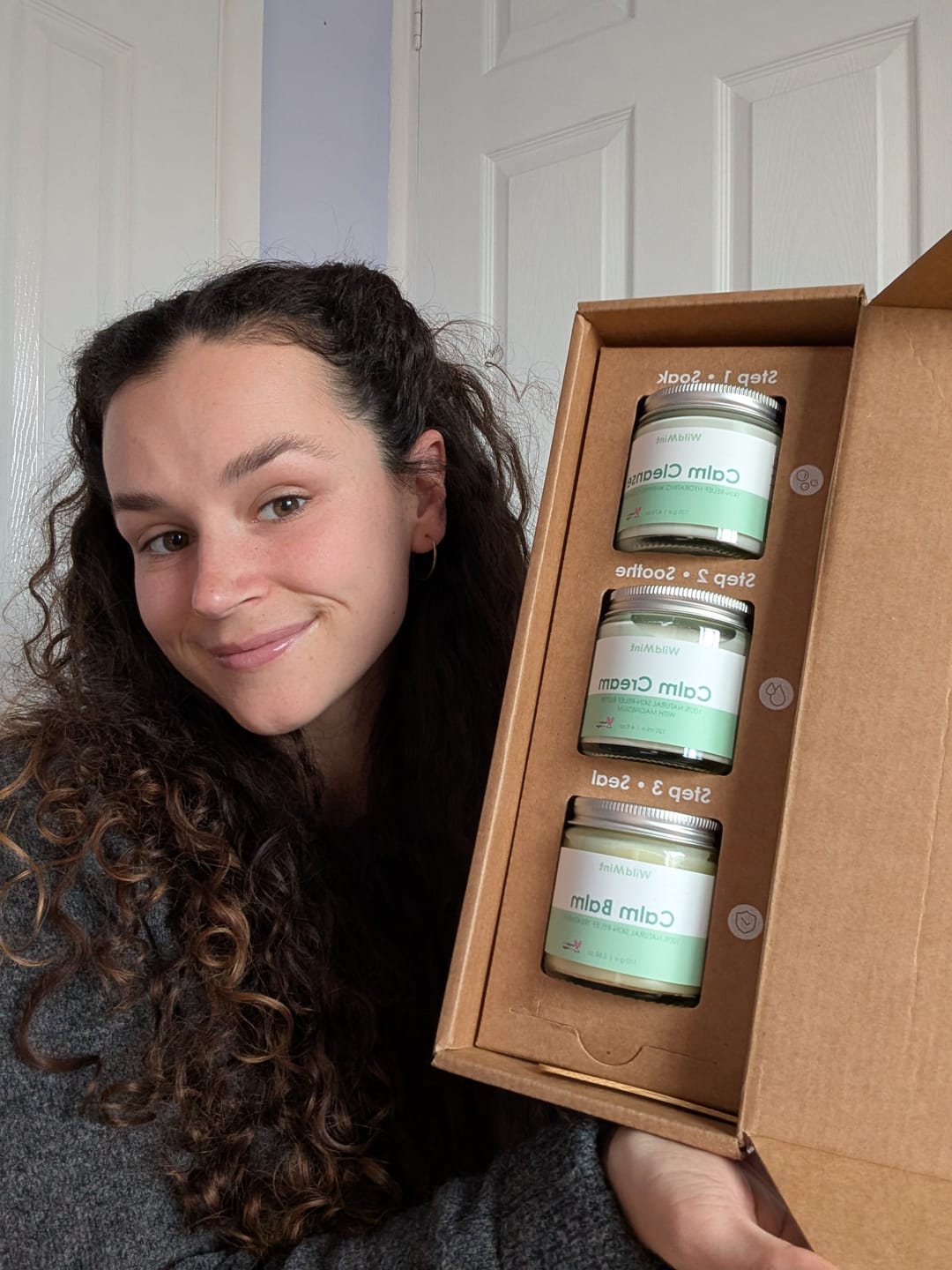 Customer photo review of Calm Skin-Relief Kit