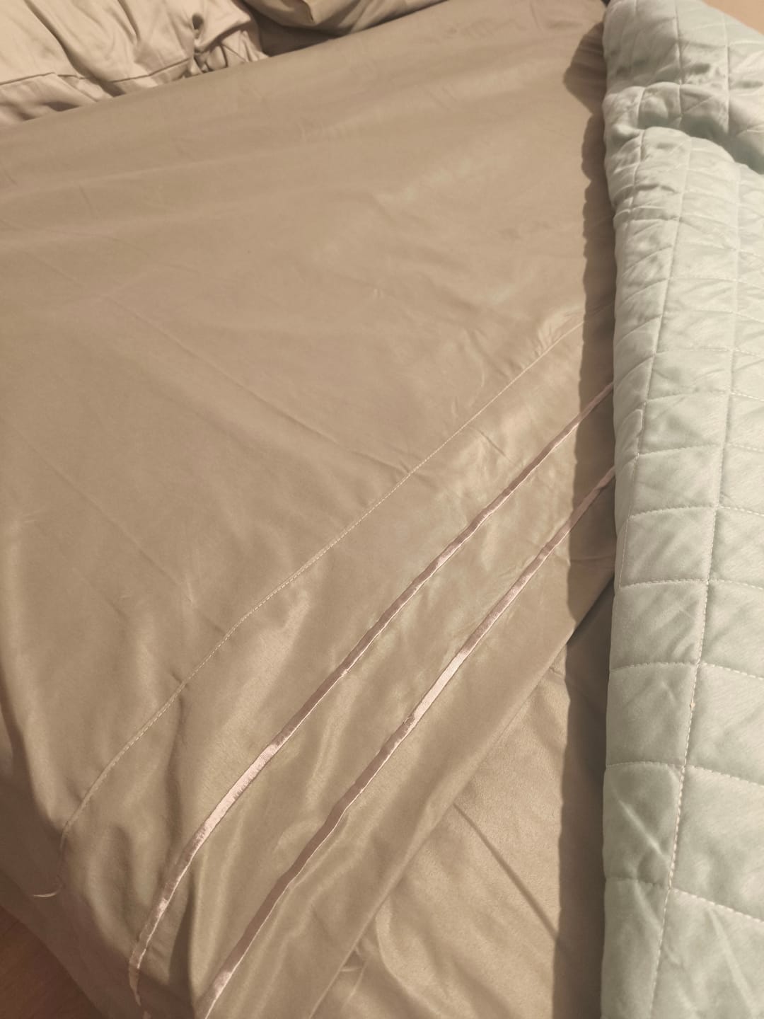 Customer photo review of Sábanas Lujo 1800 Hilos - 2 Plazas - Soft Touch