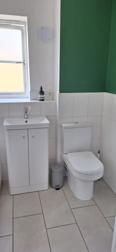 Customer photo review of Nuie Core 500mm Floor Standing 2-Door Vanity & Basin - Gloss White