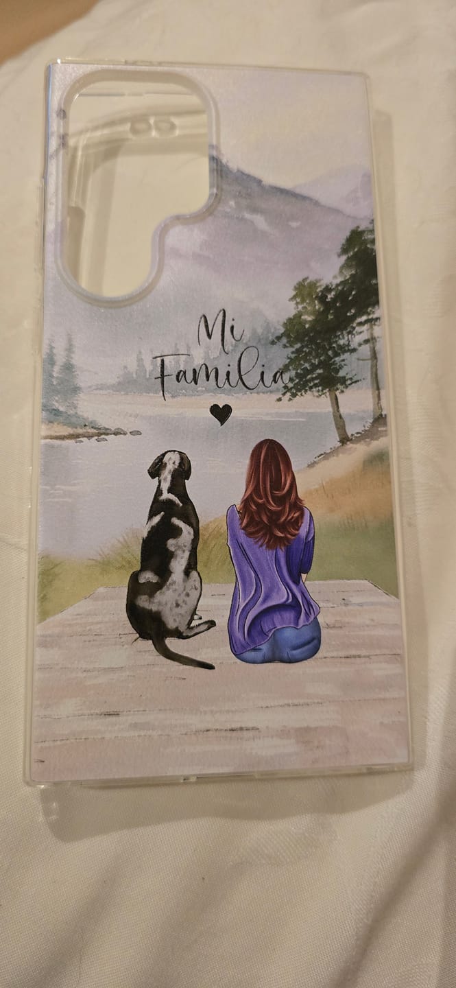 Customer photo review of Siempre conmigo - Funda personalizada