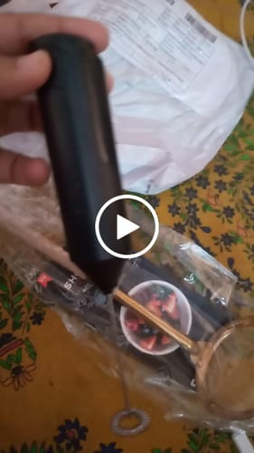 Customer video review of Eletric Milk Frother - AA Cell