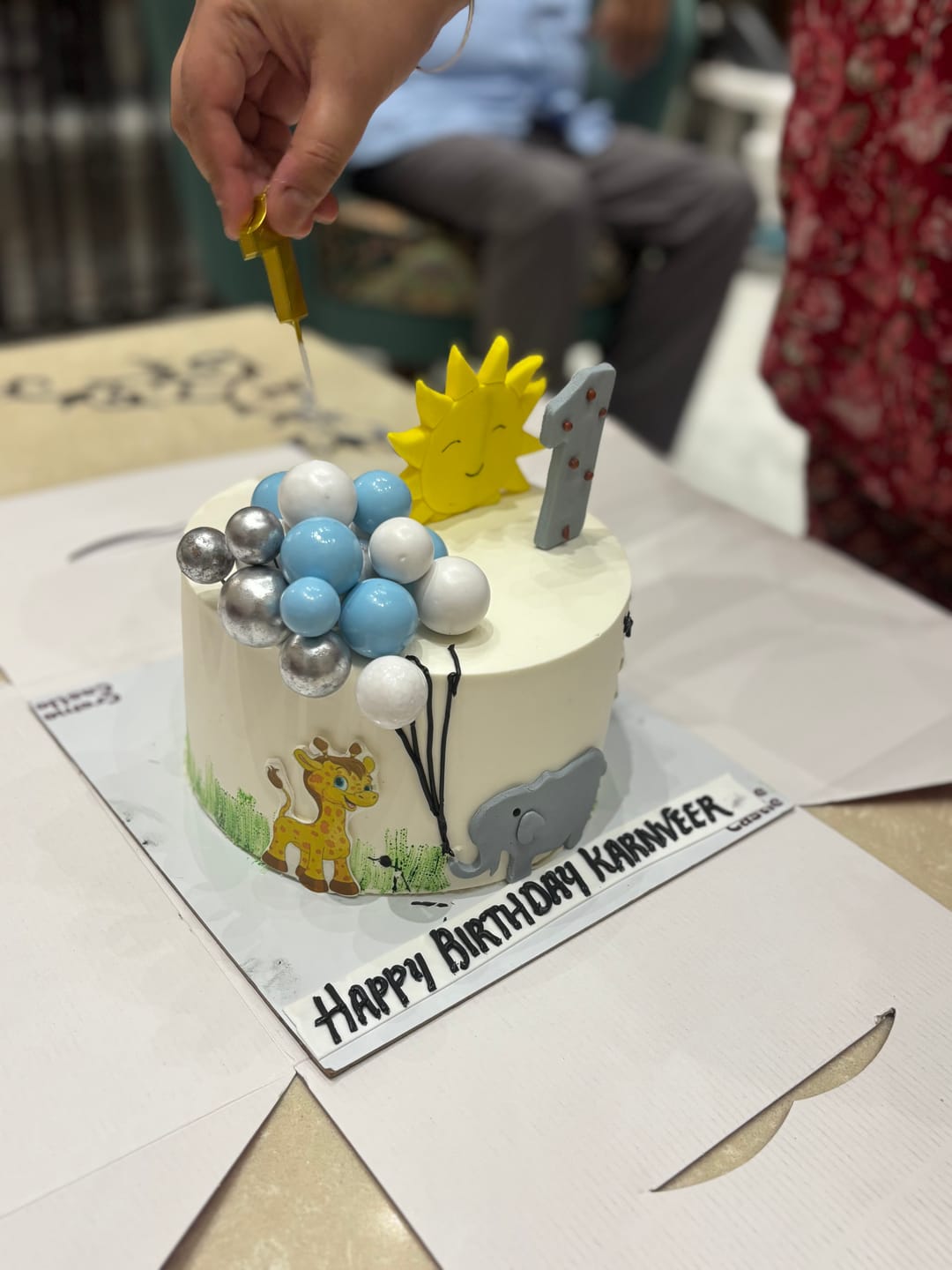 Customer photo review of Elephant Sunny Design Cake