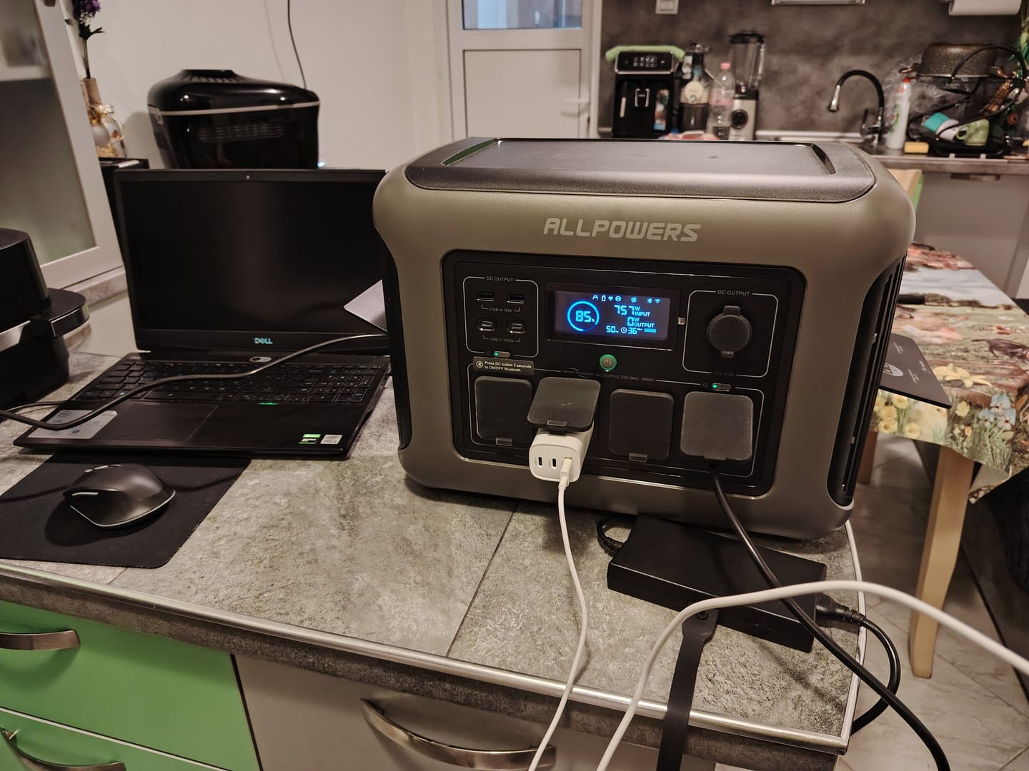 Customer photo review of ALLPOWERS R1500 Portable Power Station 1800W 1152Wh LiFeP04 Battery