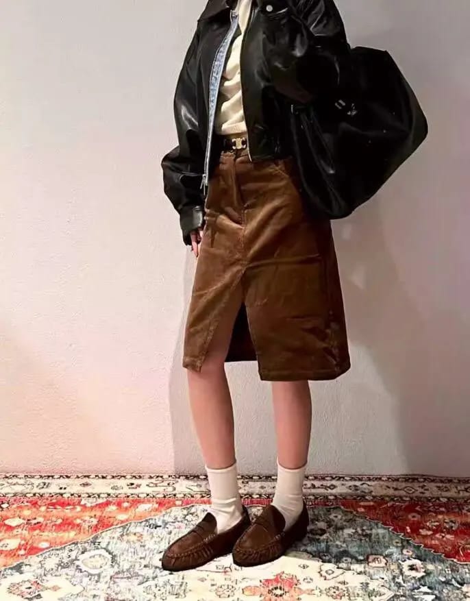 Customer photo review of Fiona Faux Leather Slip-On Loafers