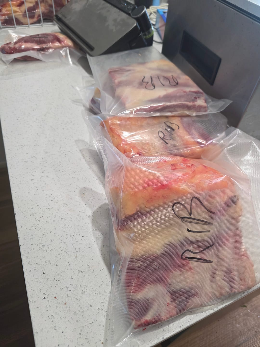 Customer photo review of Food Vacuum Sealer Bags Mixed Size Deals
