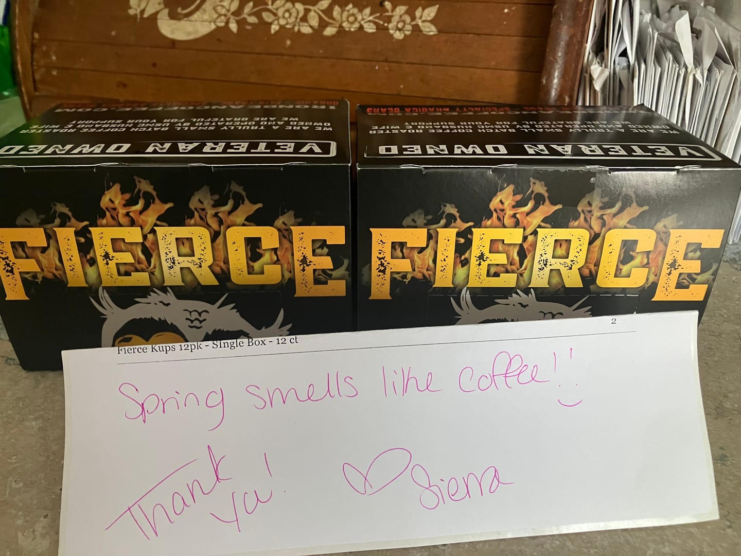 Customer photo review of Fierce Kups 12pk