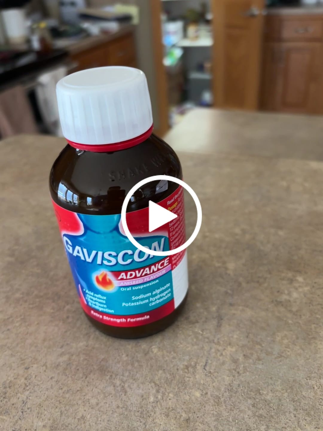 Customer video review of Gaviscon Advance Aniseed Flavour Oral Suspension,250ml 6 Pack