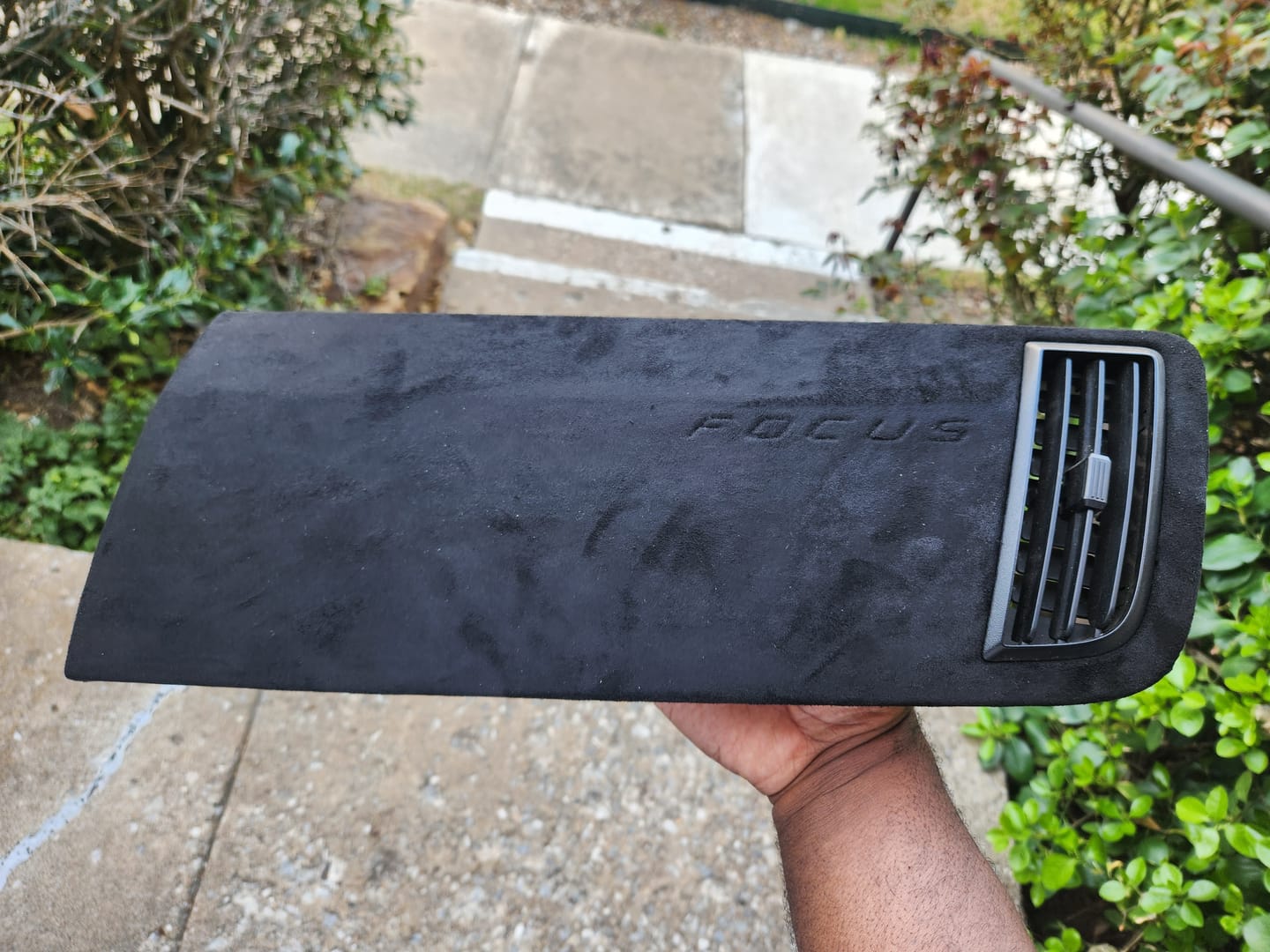 Customer photo review of Automotive Car Interior Wrap Film Black