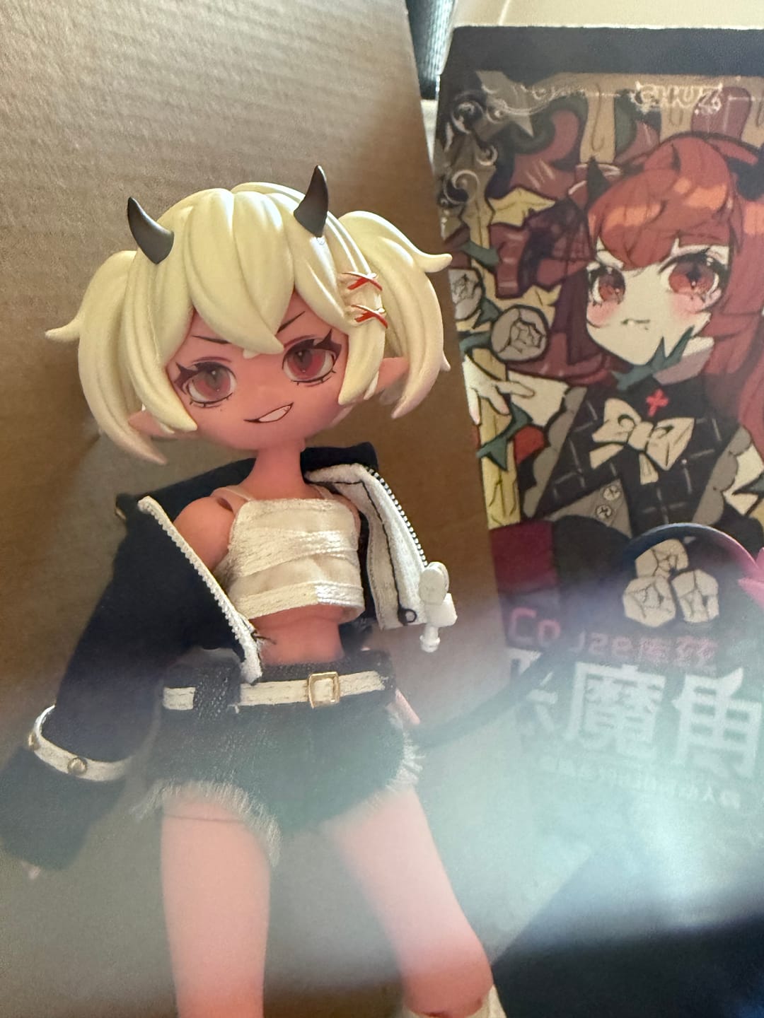 Customer photo review of Cooze Devil Horns Series 1/8 Action Figure BJD Blind Box
