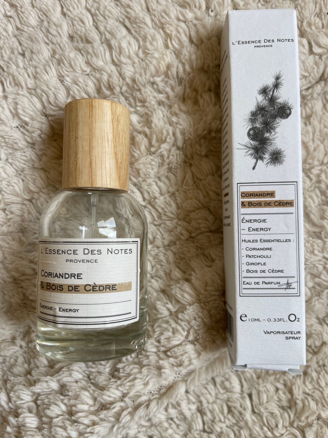Customer photo review of Coriandre & Bois de Cèdre
