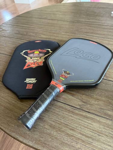 Customer photo review of (PRE-ORDER SHIPPING BETWEEN 3/19 and 3/25) The Loco 16mm Pickleball Paddle- Hybrid